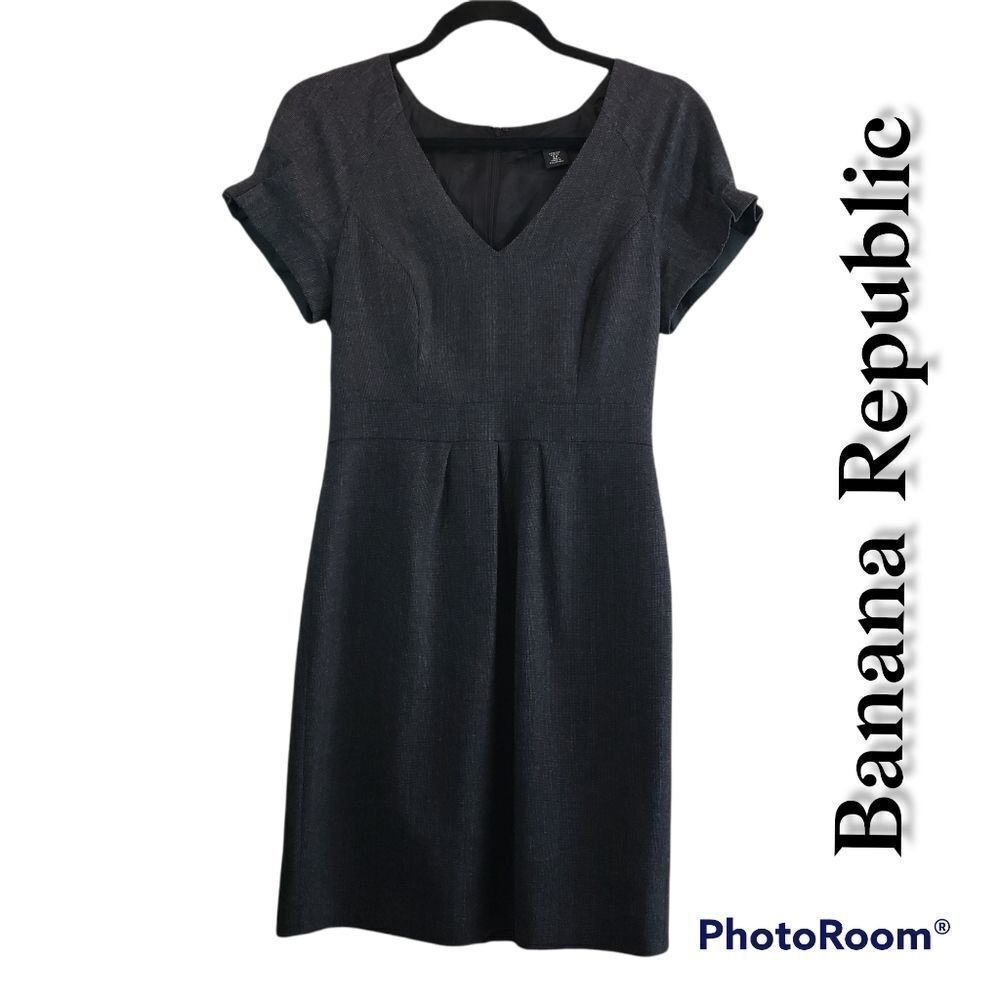 *Banana Republic Women's Dress, Dark Gray, Size 2 Petite, EUC